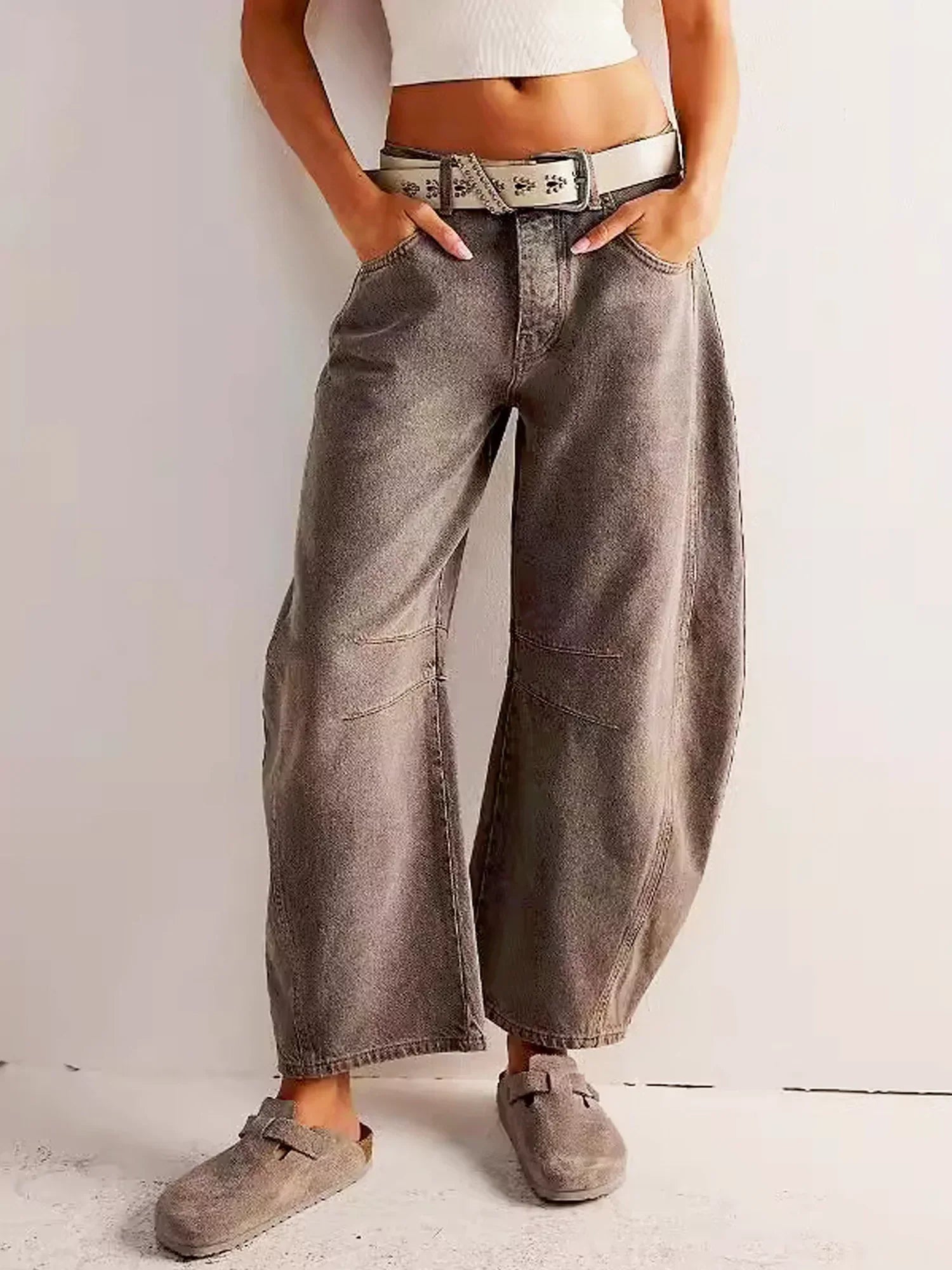Leopard Print Jeans