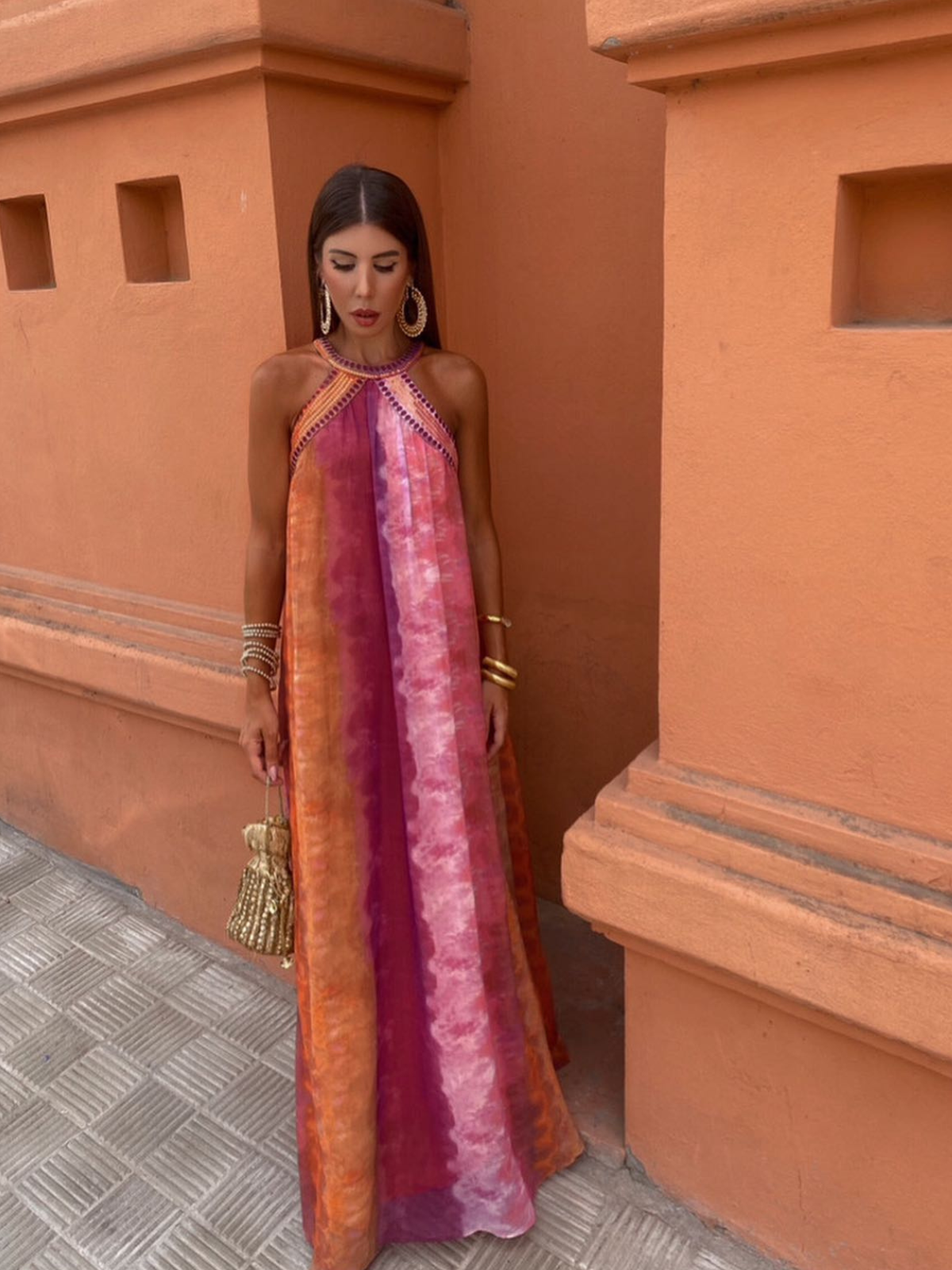 Luciana™ | Summer Dress with Gradient Coloring