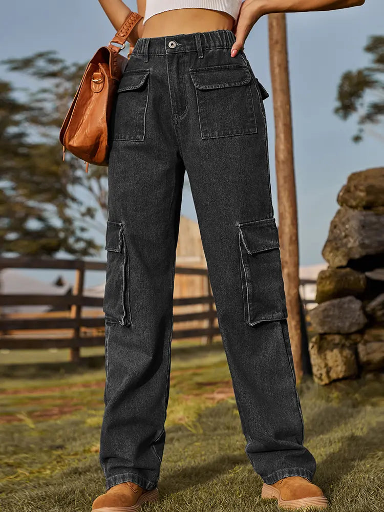 Utility | Denim Cargo Pants