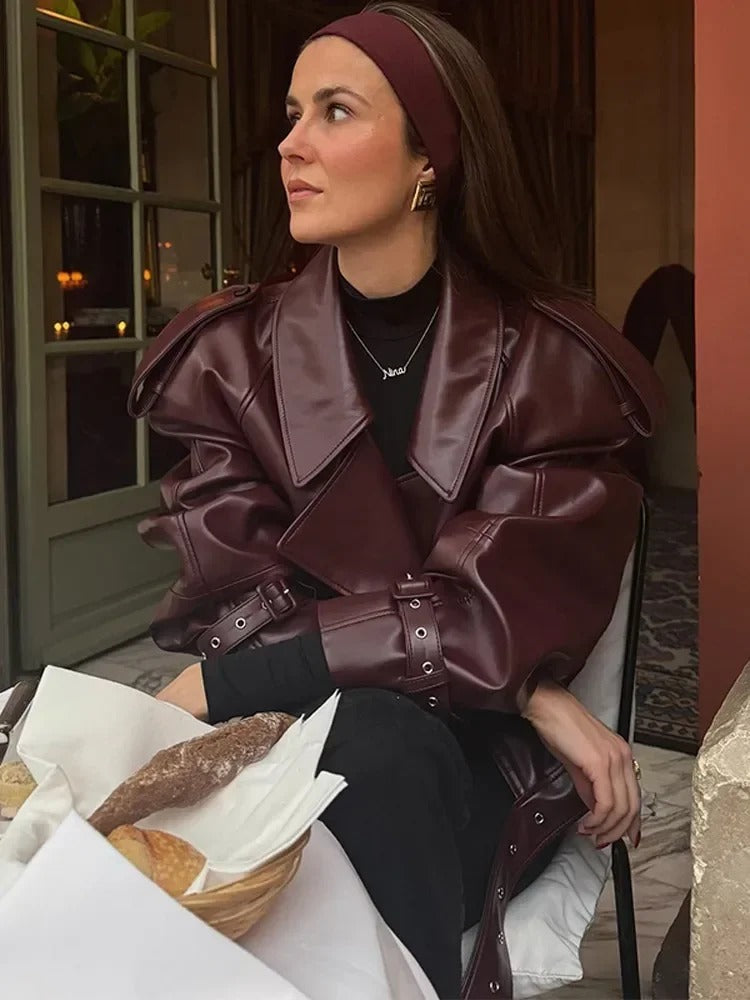 Linde | Stylish Leather Jacket