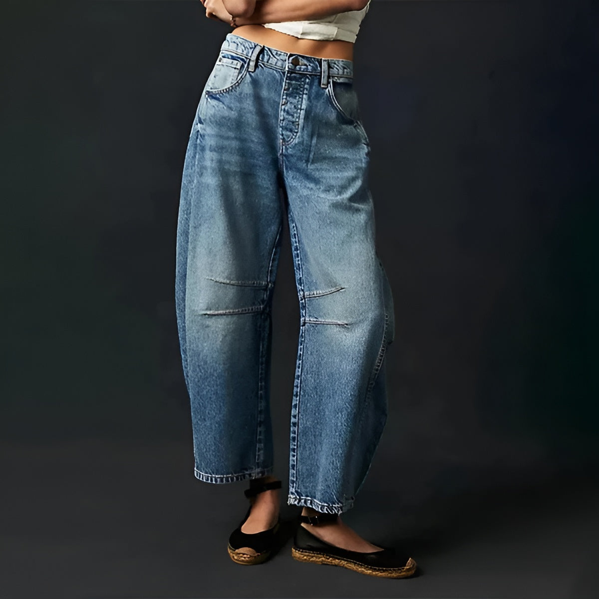 Isabella | Women's Relaxed High-Waisted Pants