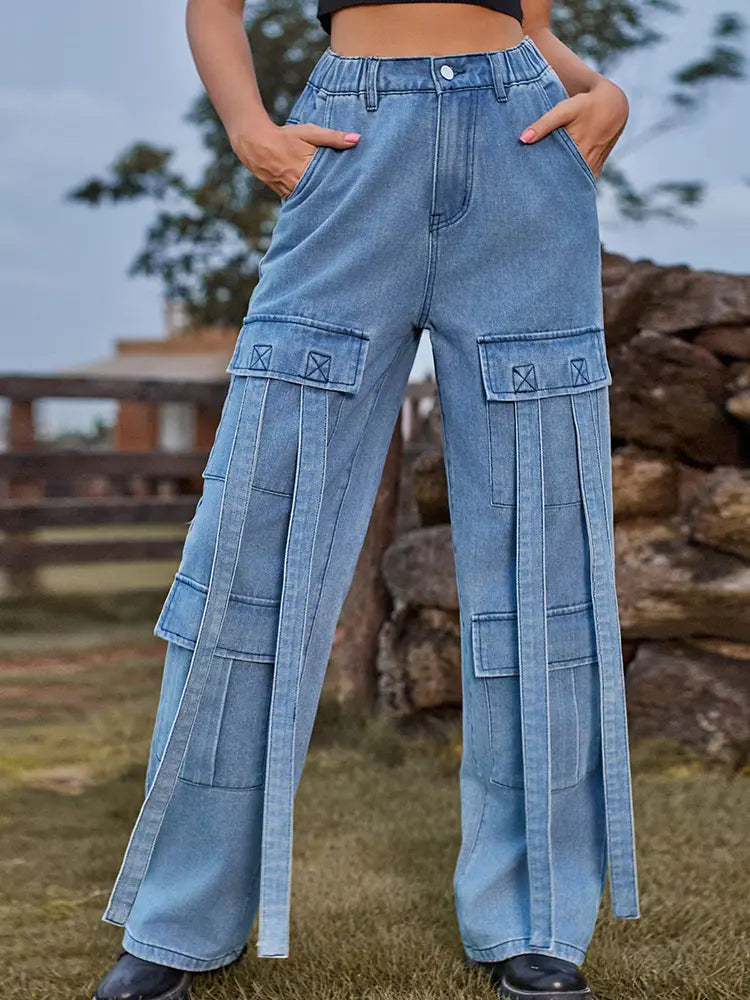 Vinta | Denim Cargo Pants