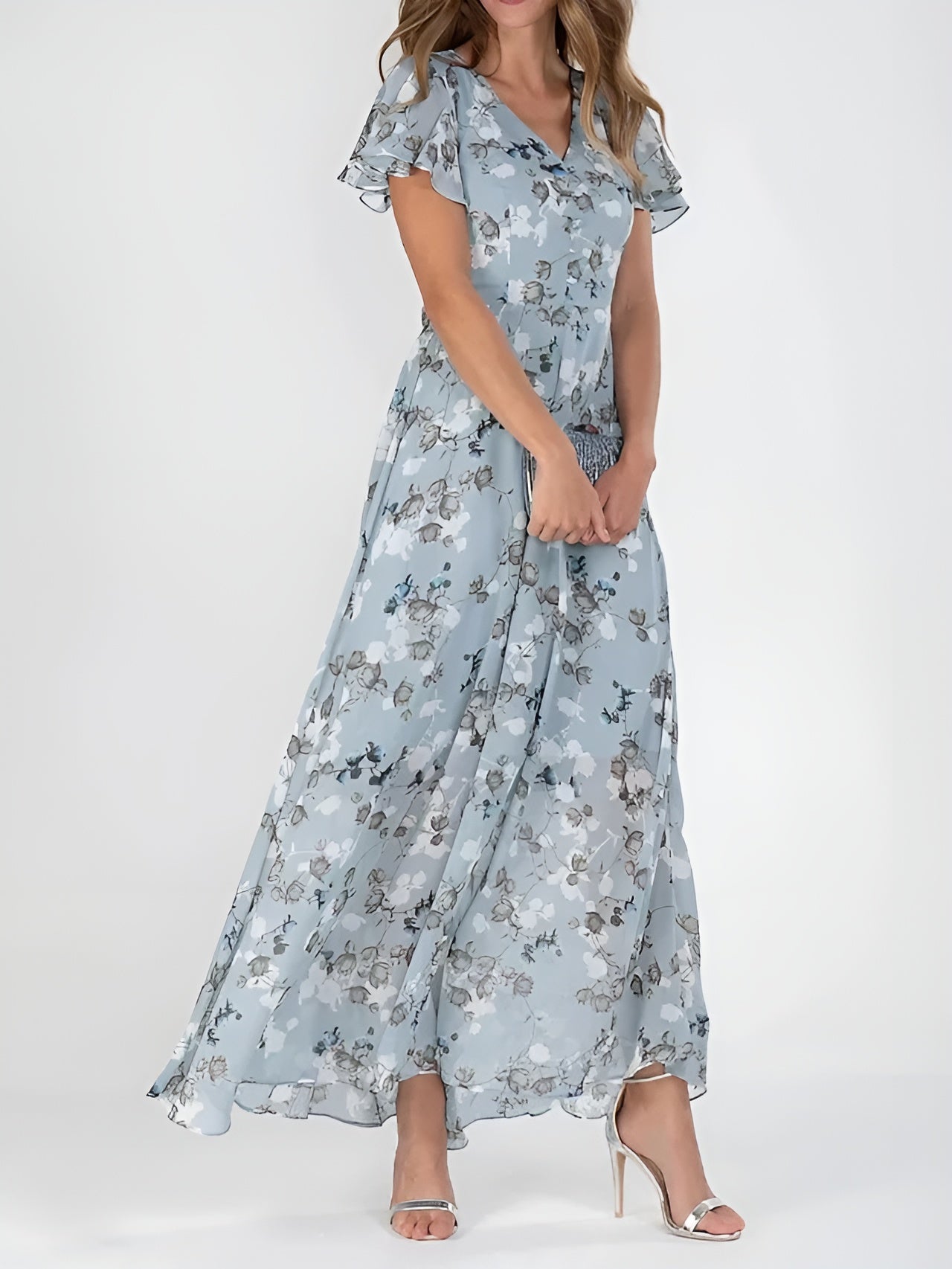 Halina | Elegant Dress Covering the Belly