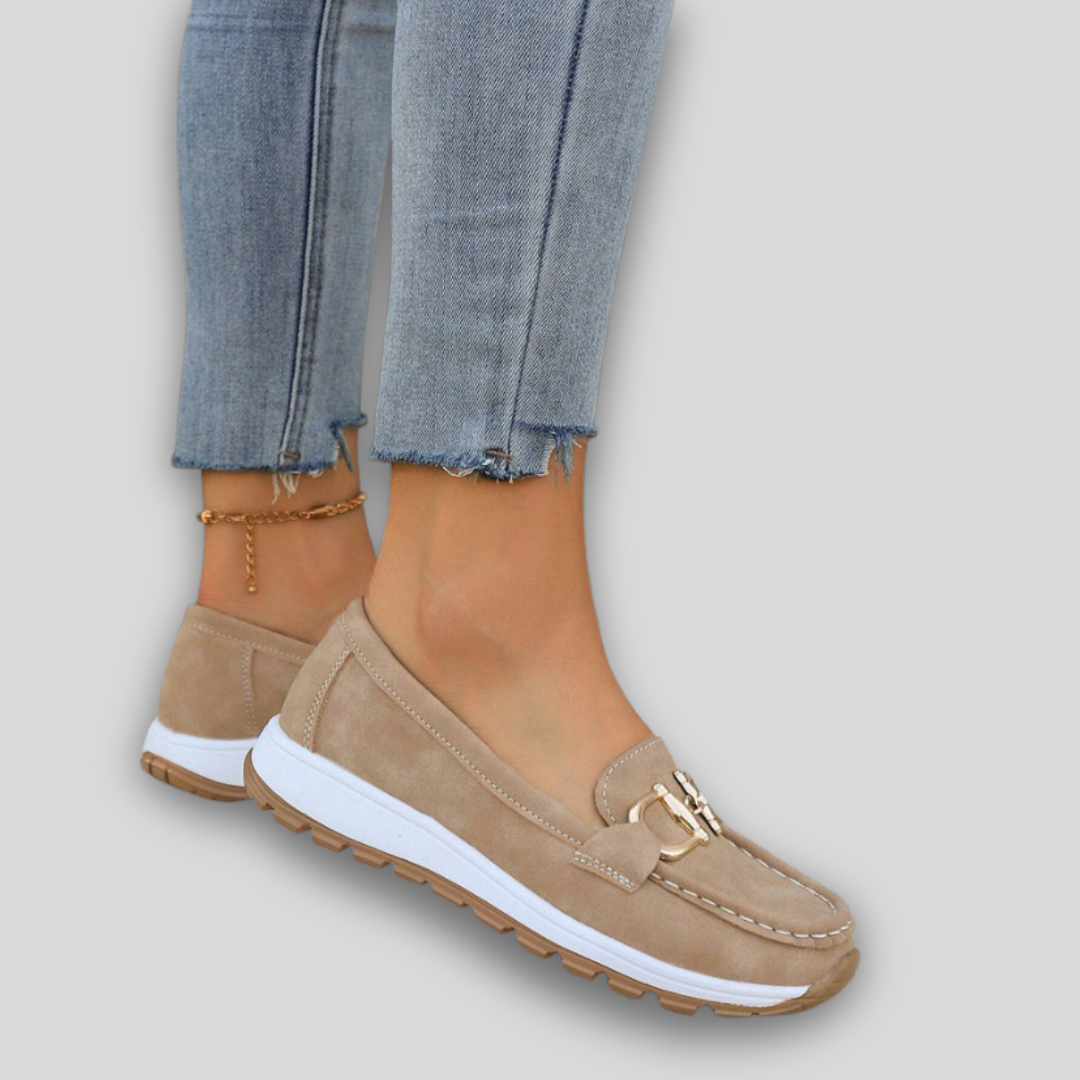 Ellie | Flat Buckle Loafers