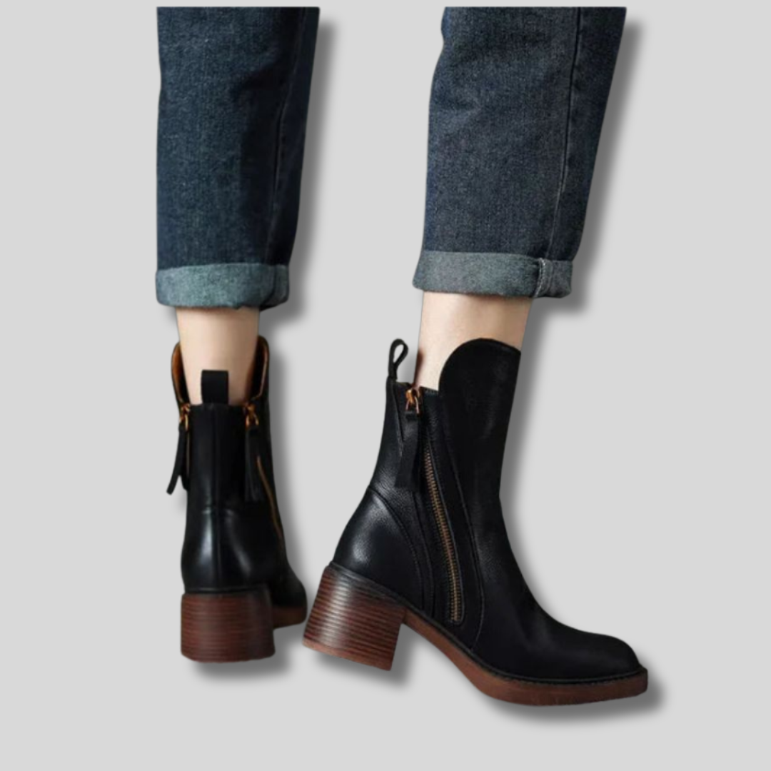 Valorine™ | Elegant Leather Boots