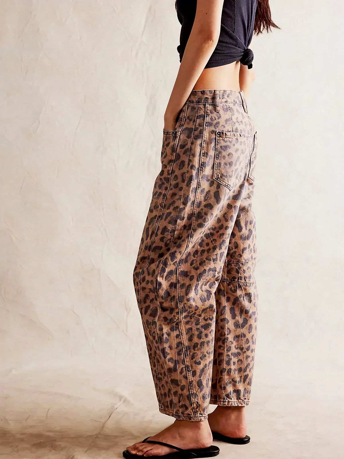 Leopard Print Jeans