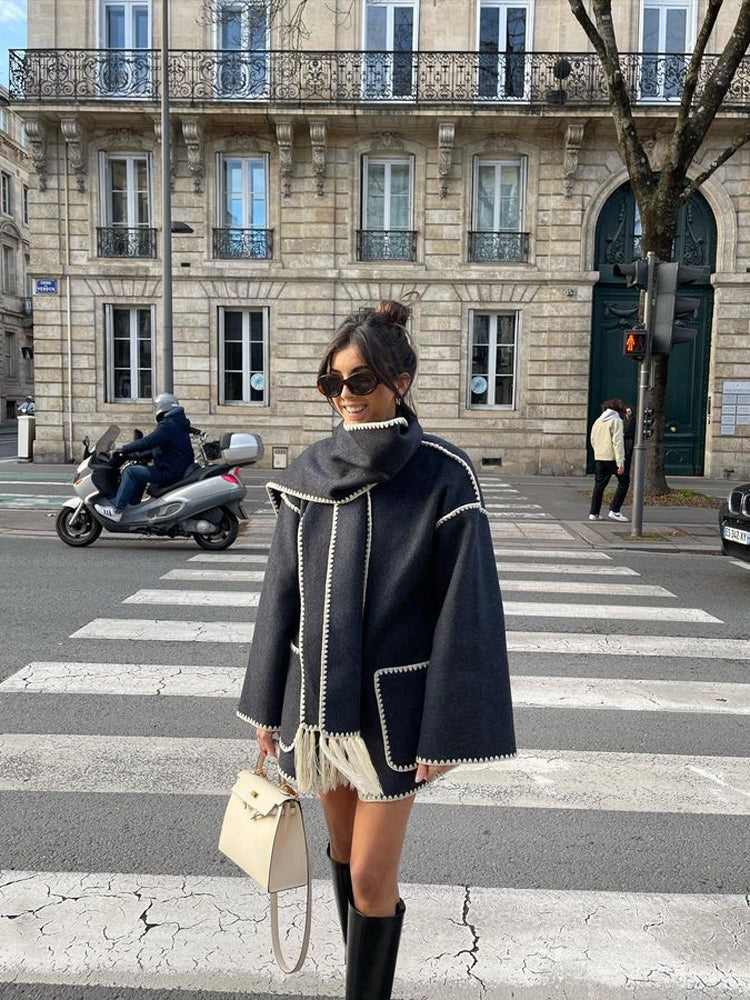 Claire | Coat with Scarf