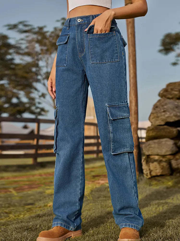 Utility | Denim Cargo Pants