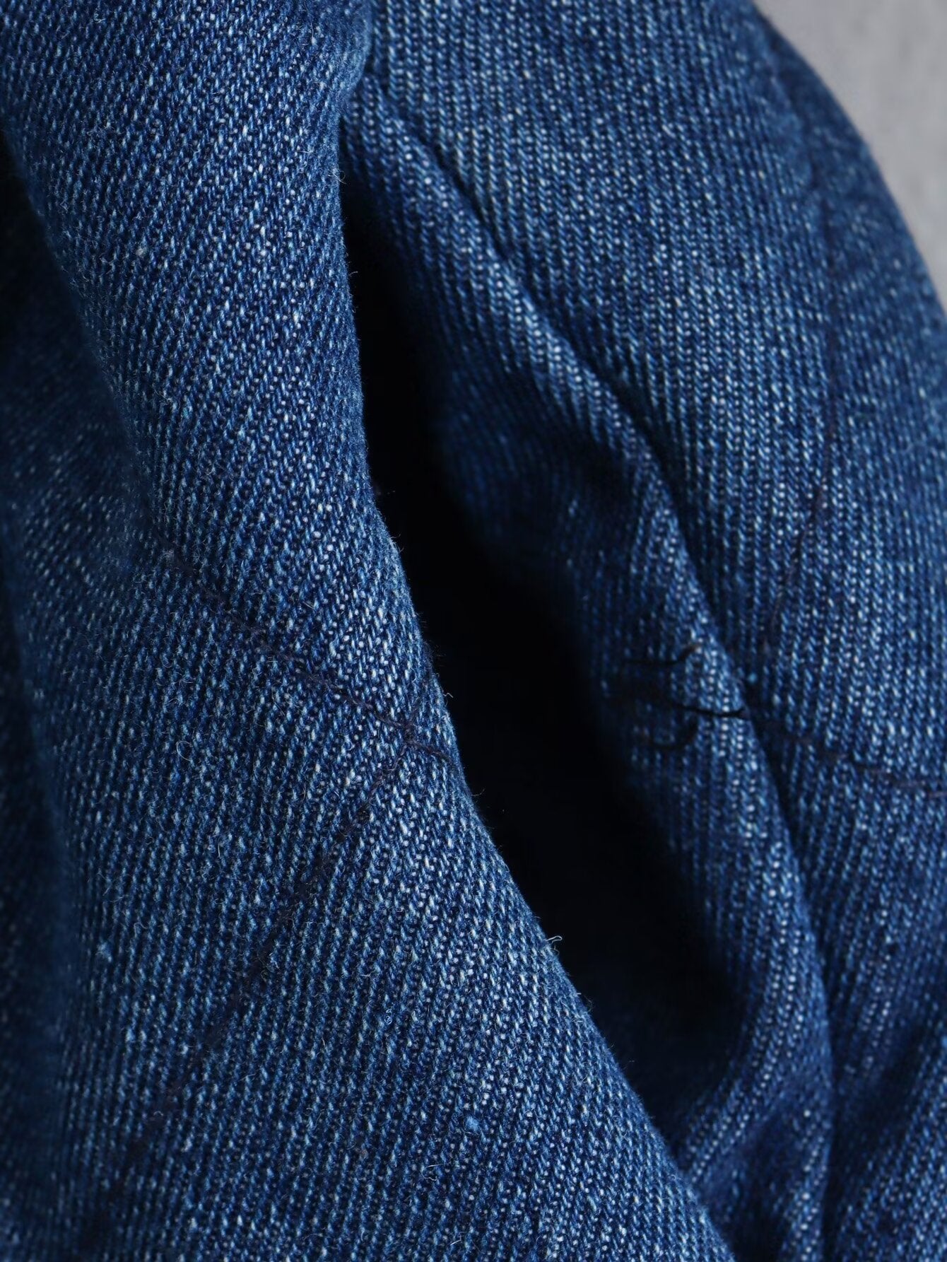 Denim | jacket with a reversed collar