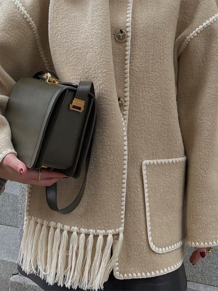 Claire | Coat with Scarf