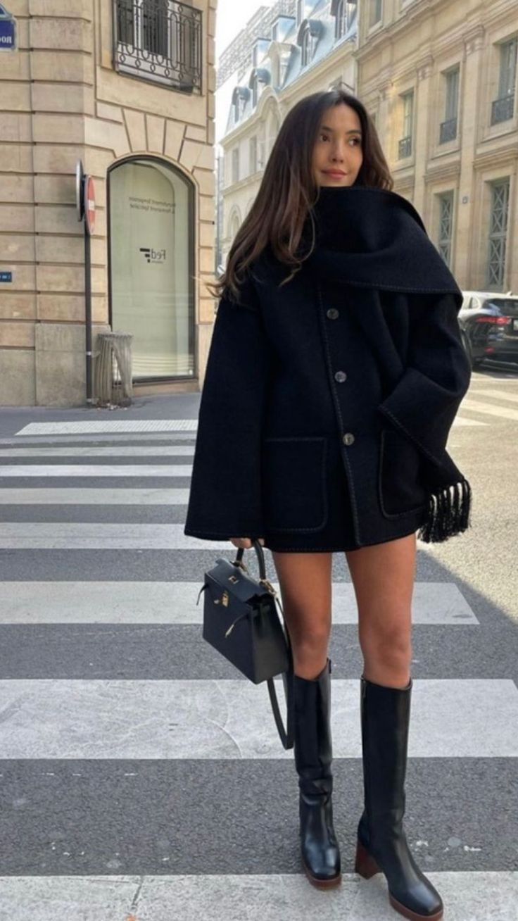 Claire | Coat with Scarf