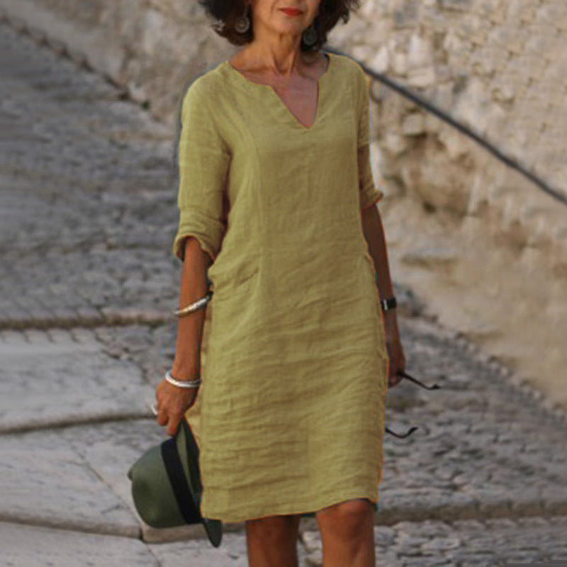 Mia™ | Elegant Dress with Tummy Coverage