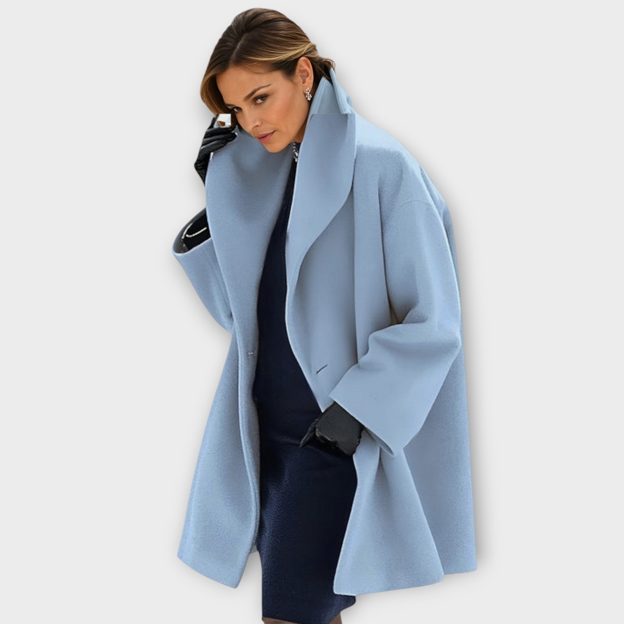 Adriana - Premium Windproof Wool Coat