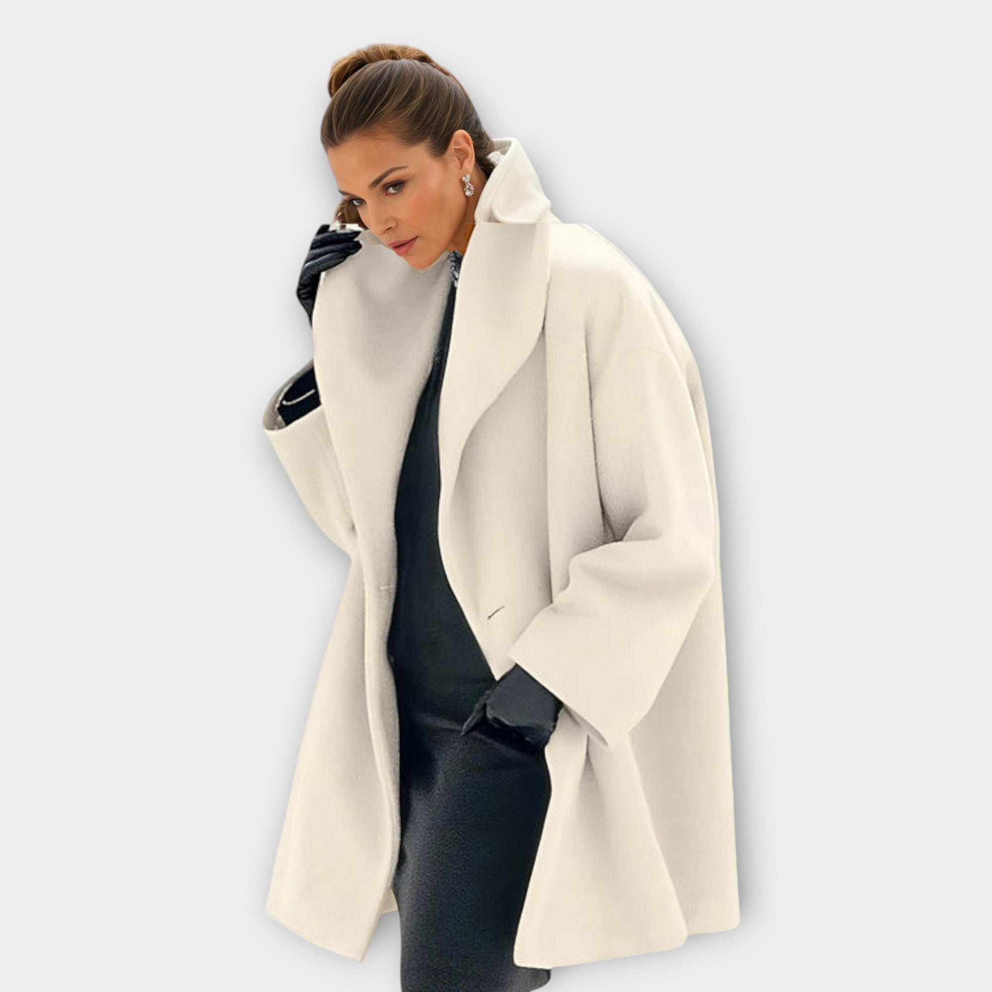 Adriana - Premium Windproof Wool Coat