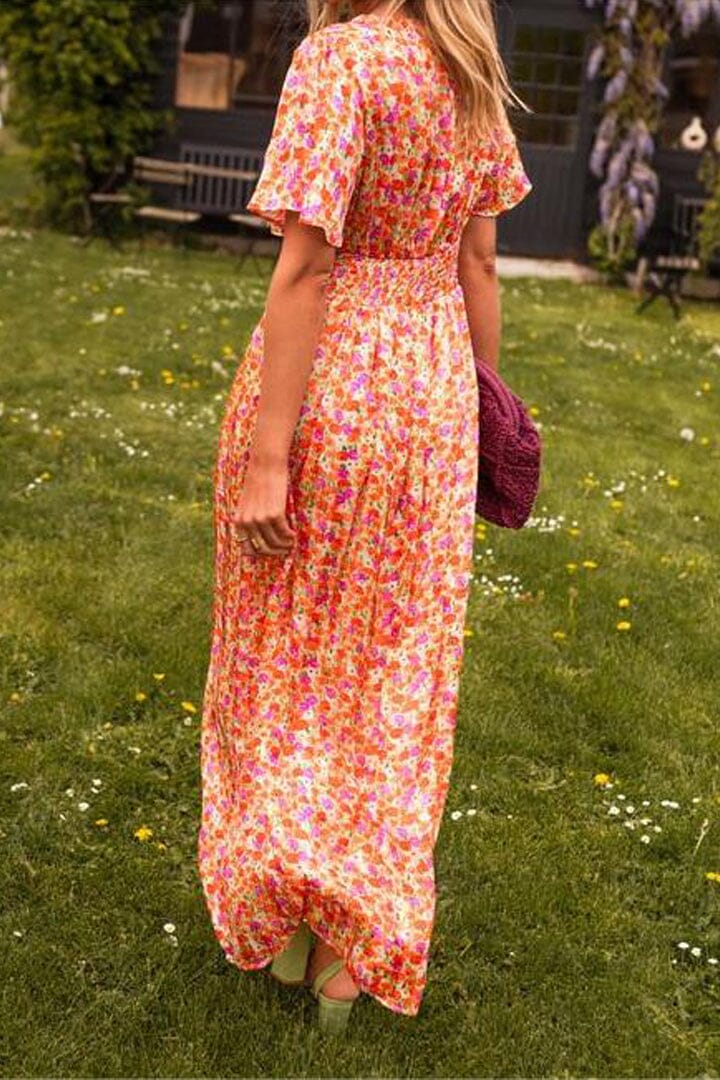 Sandria™ | Elegant Maxi Dress with V-neck