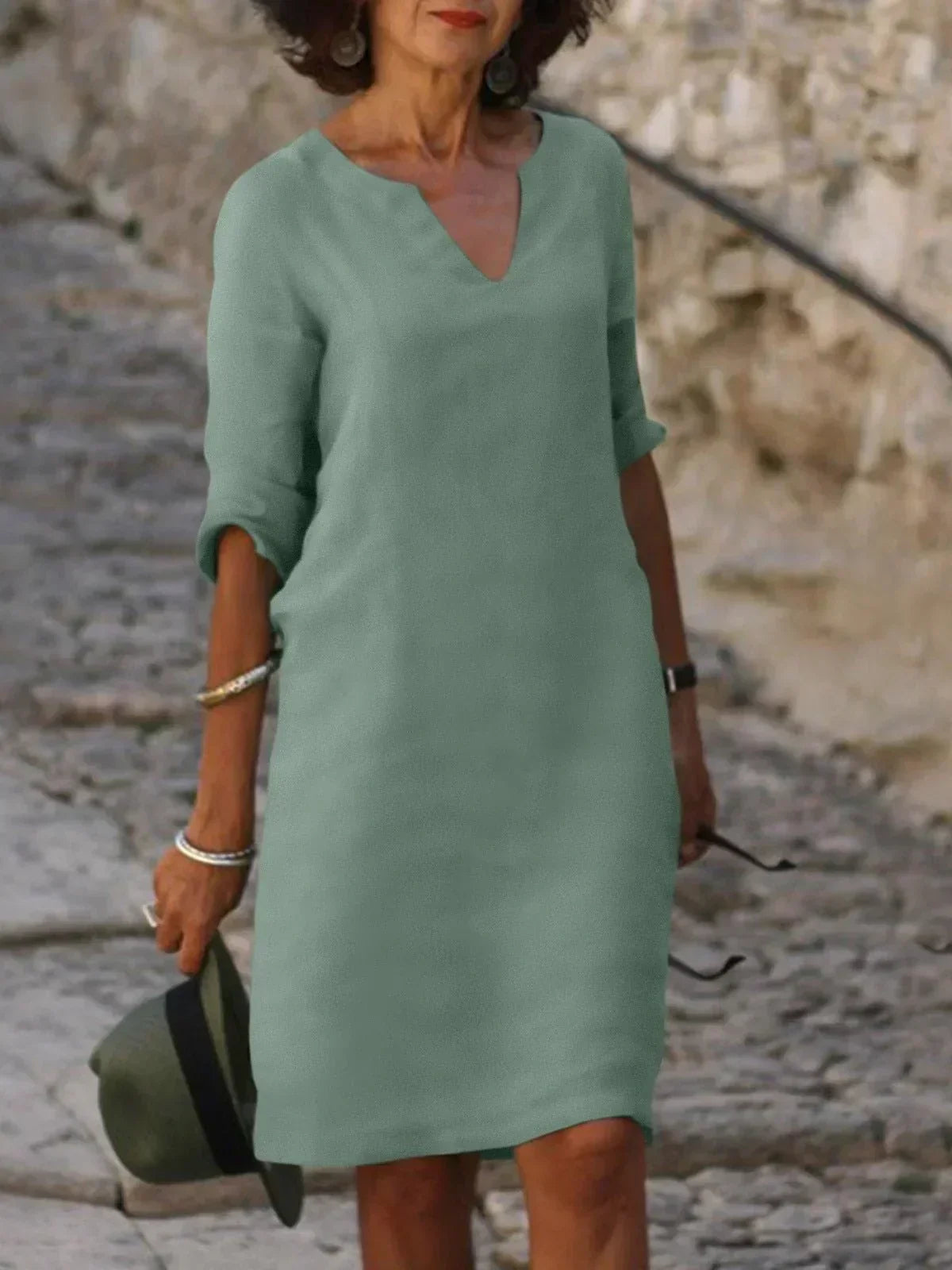 Mia™ | Elegant Dress with Tummy Coverage