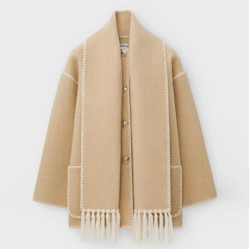 Claire | Coat with Scarf