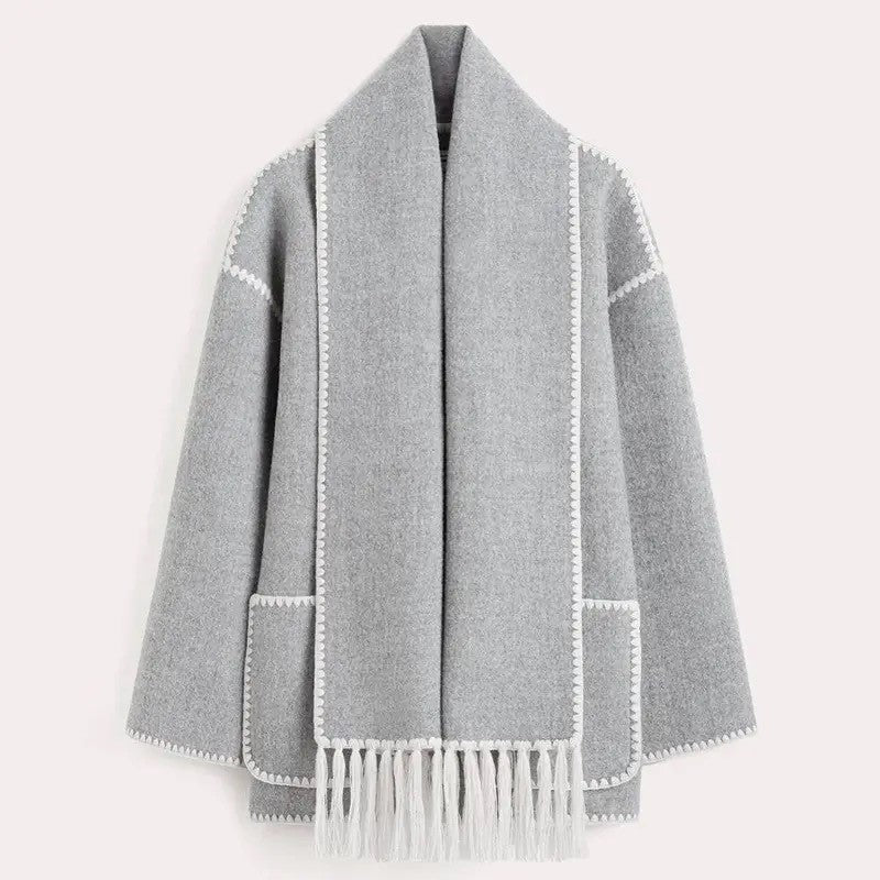 Claire | Coat with Scarf