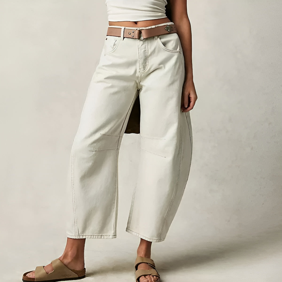 Isabella | Women's Relaxed High-Waisted Pants