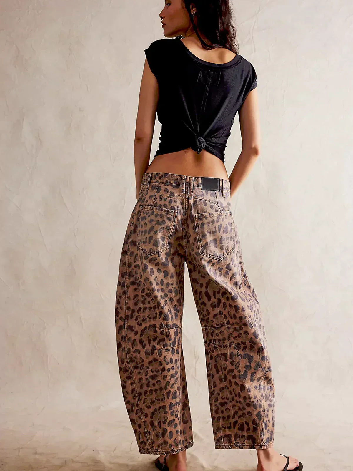 Leopard Print Jeans