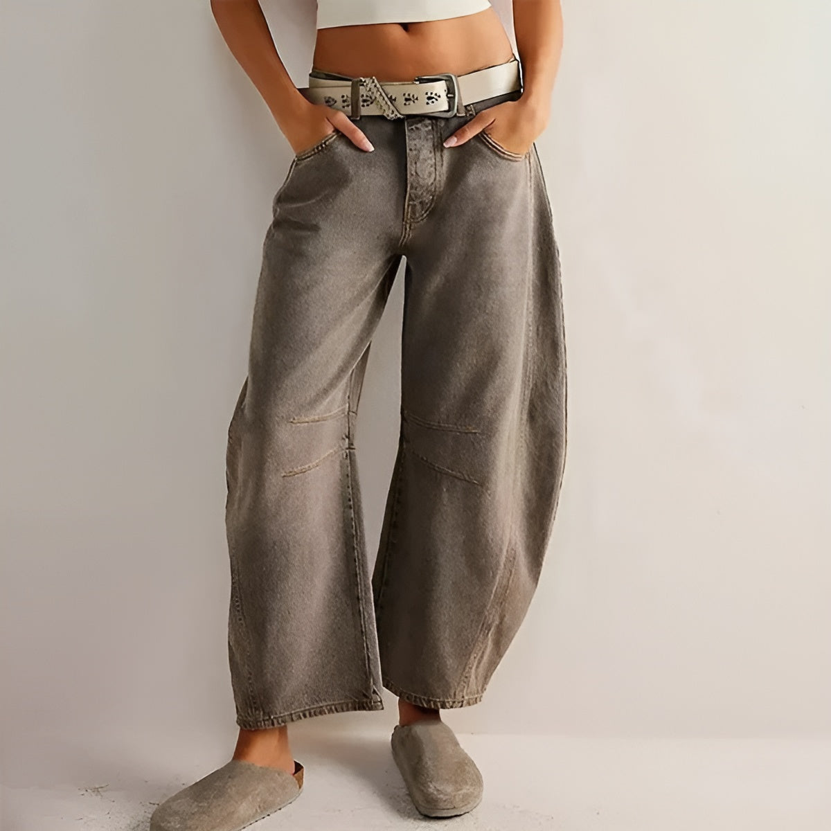 Isabella | Women's Relaxed High-Waisted Pants