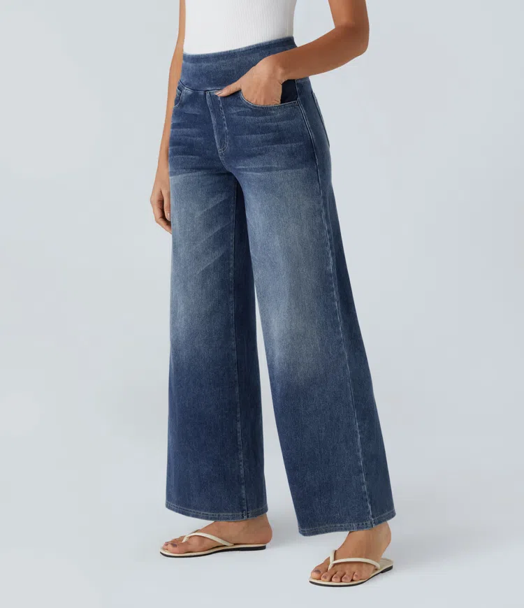 Mel | Comfortable High-Waisted Jeans