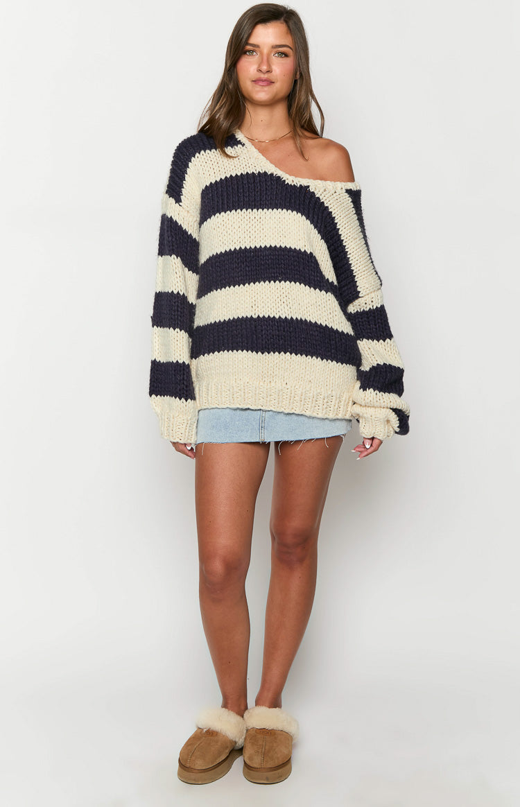 Delvey | Striped Sweater