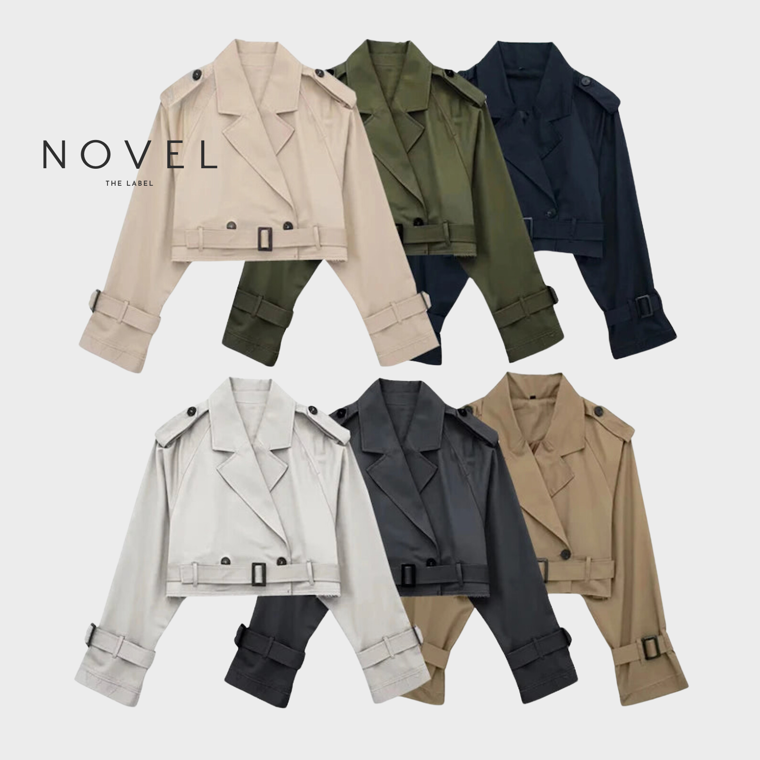 Mira | Light Coat with Belt