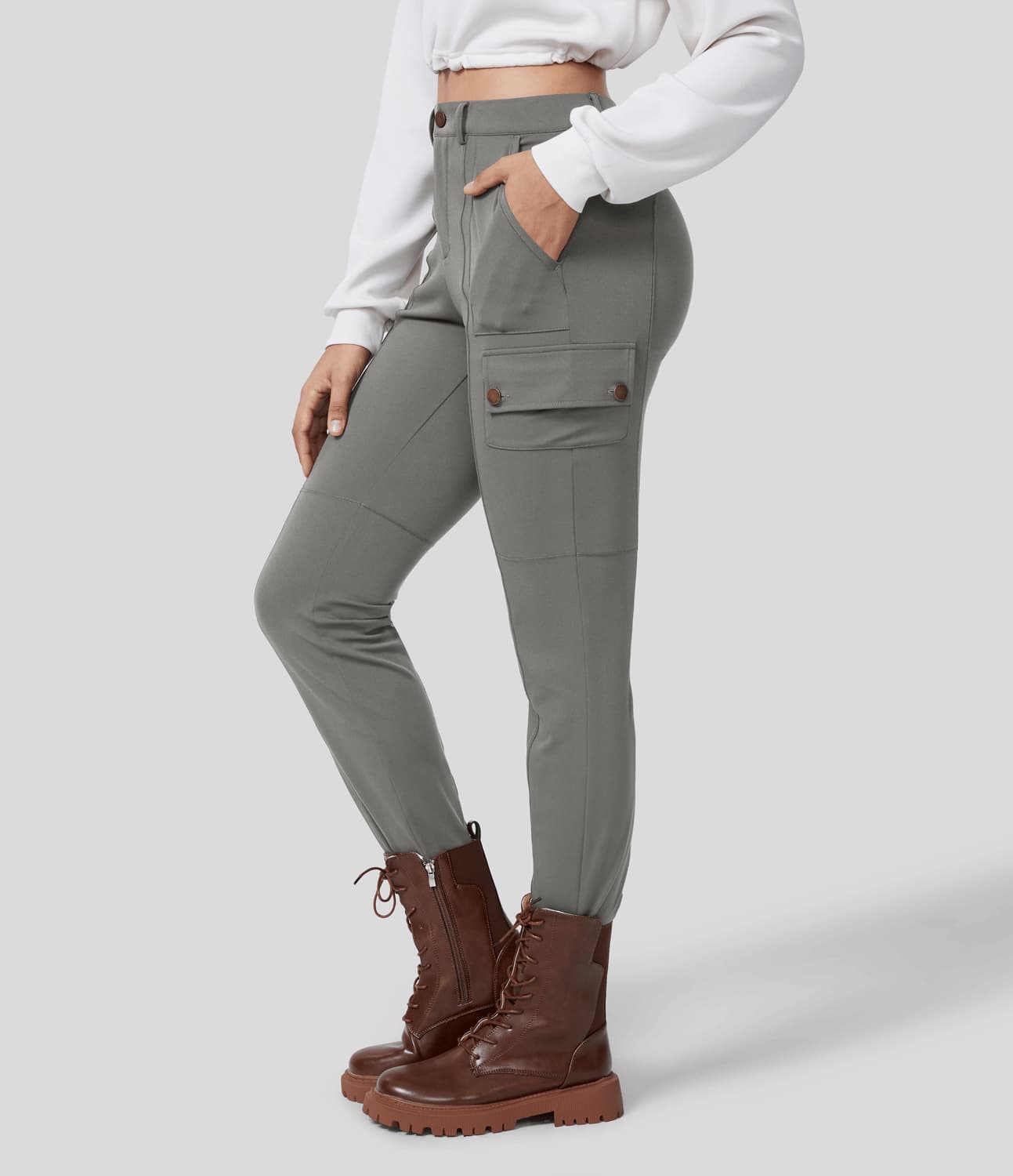 Lela | Stretchy Cargo Pants