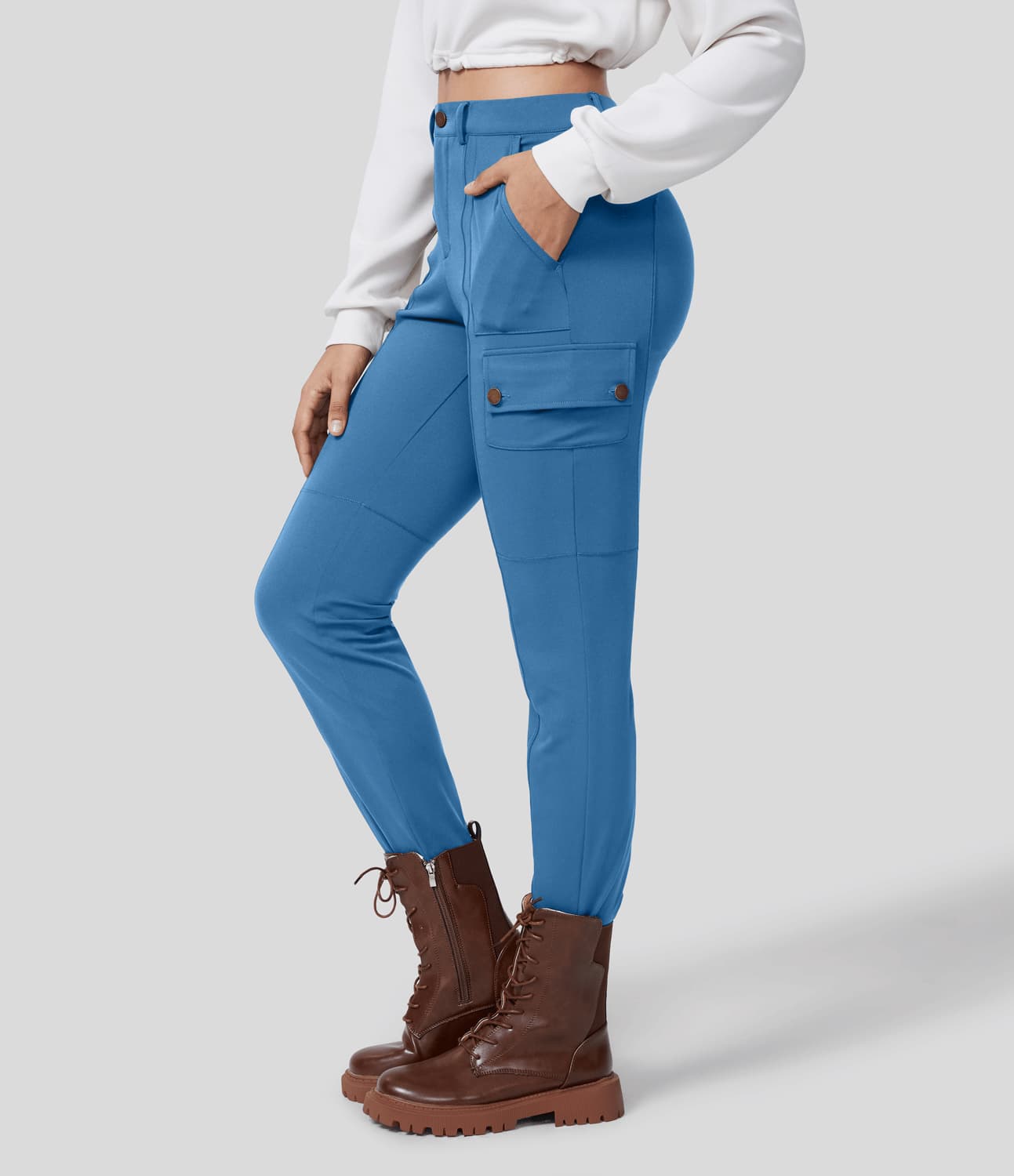 Lela | Stretchy Cargo Pants